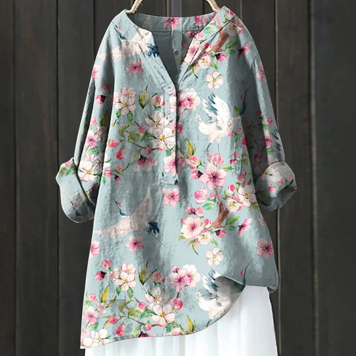 ISALINEe I LANGE BLUMENBLUSE